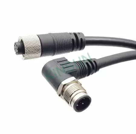 Cabos M12 - Cabo M12 à prova d'água-4006